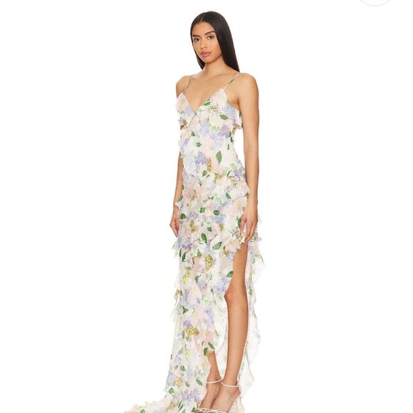 Elliatt Floral Maxi Dress - Multicolor - Picture 2 of 12